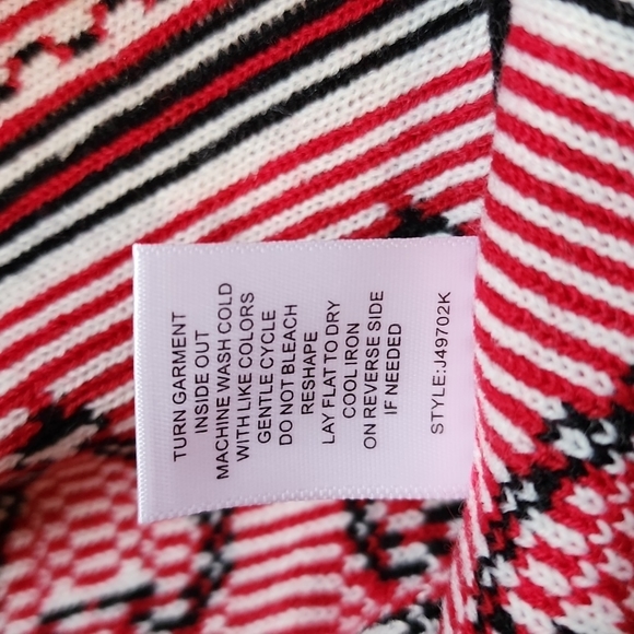 Christmas Candy Cane Mini Skirt JuniorsXL - Picture 5 of 8